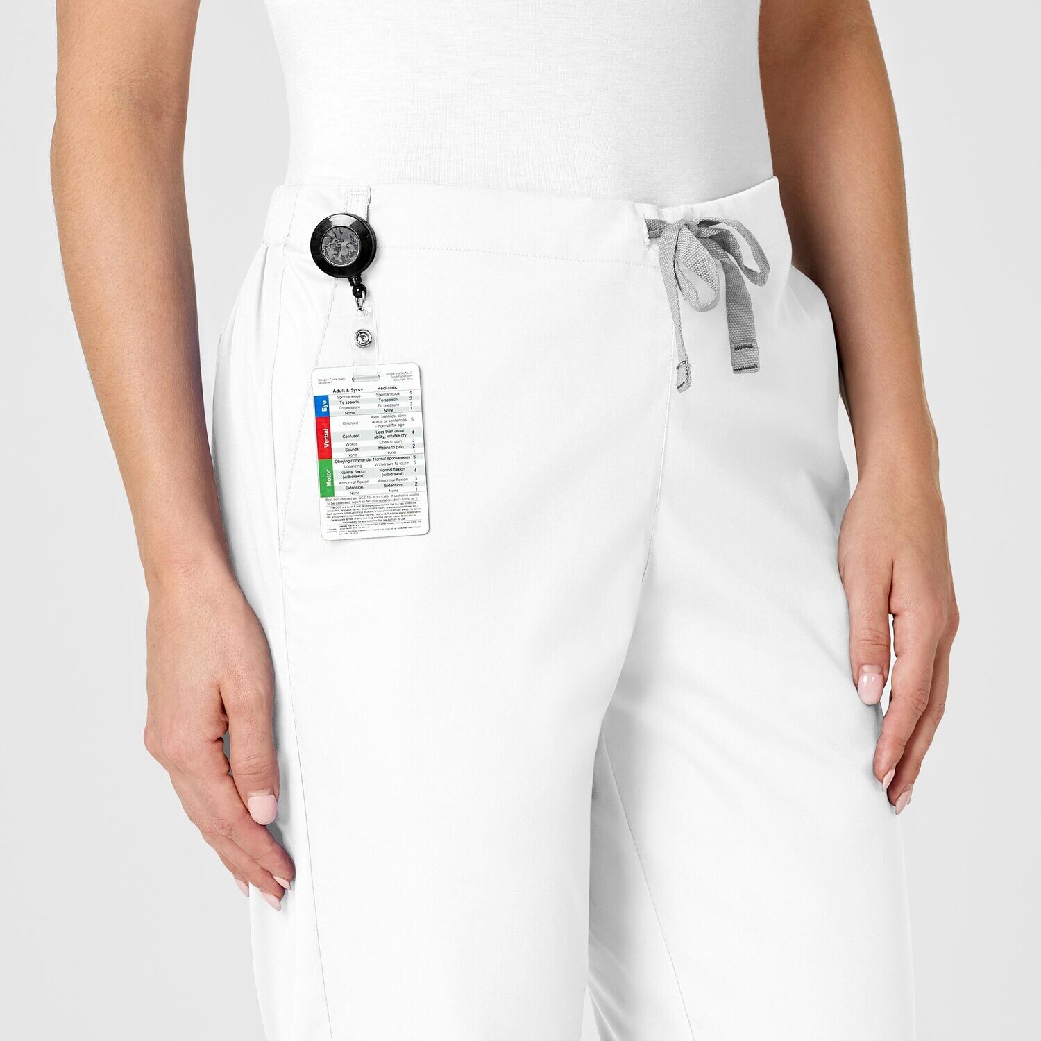 Pantalone donna 502 svasato white