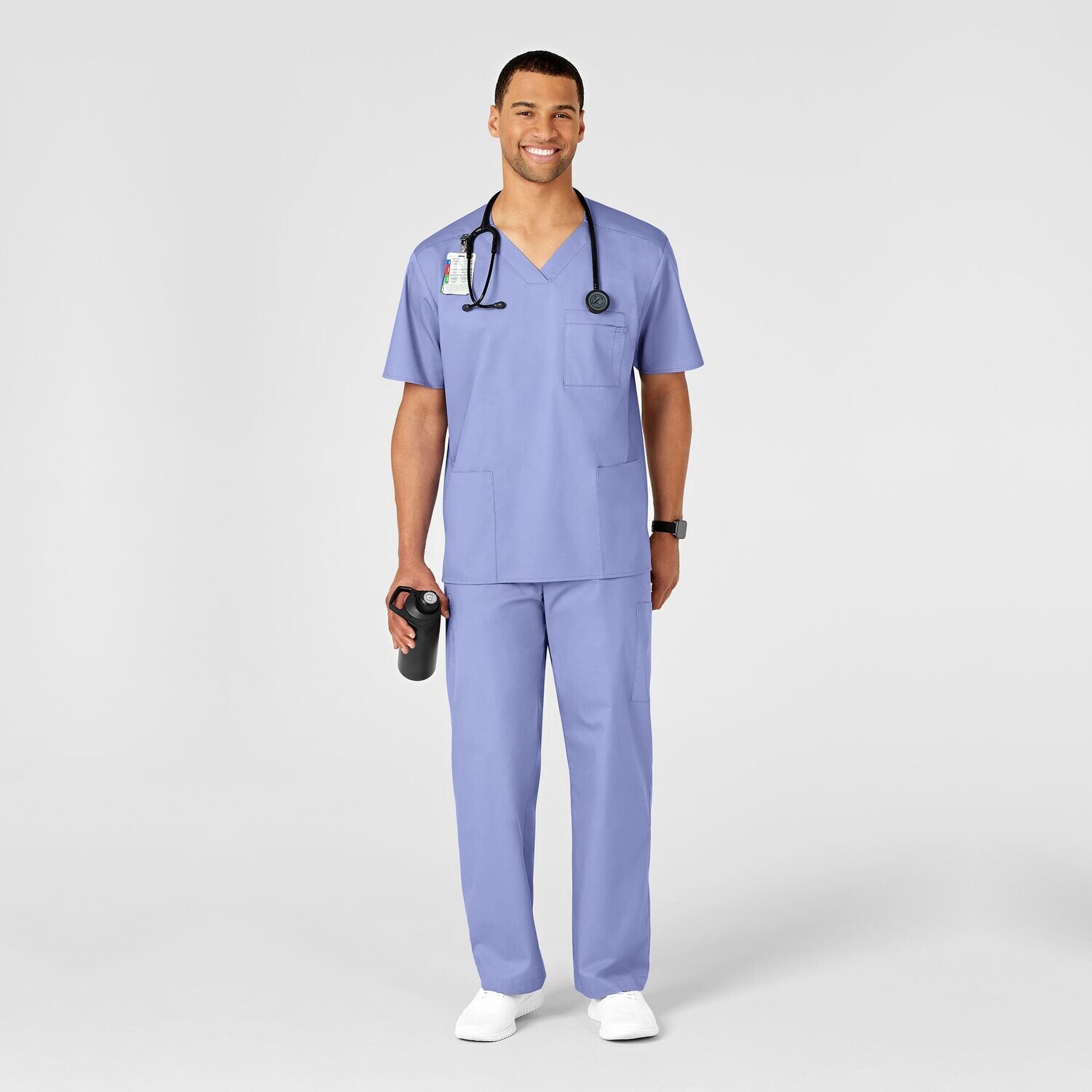 Pantalone uomo 503 cargo ceil blue