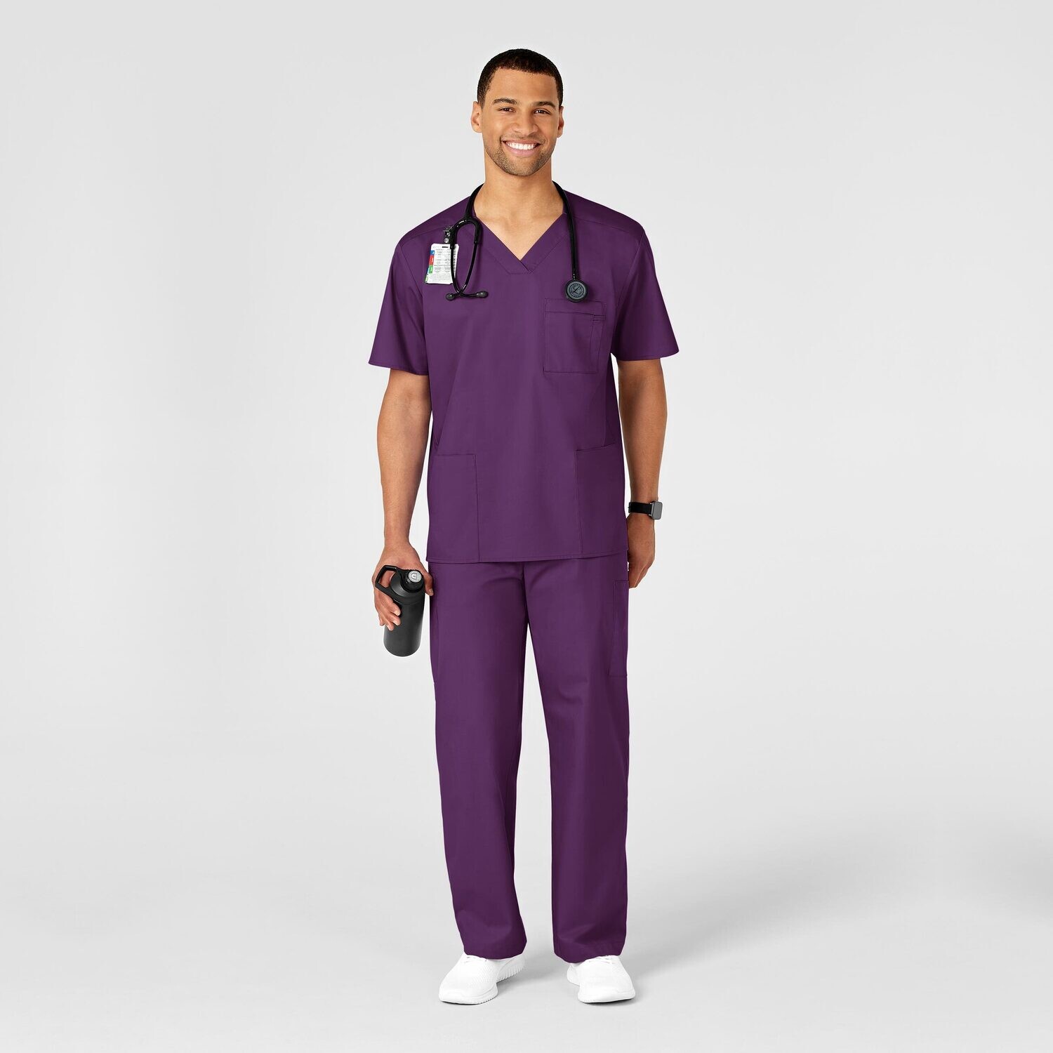 Pantalone uomo 503 cargo eggplant