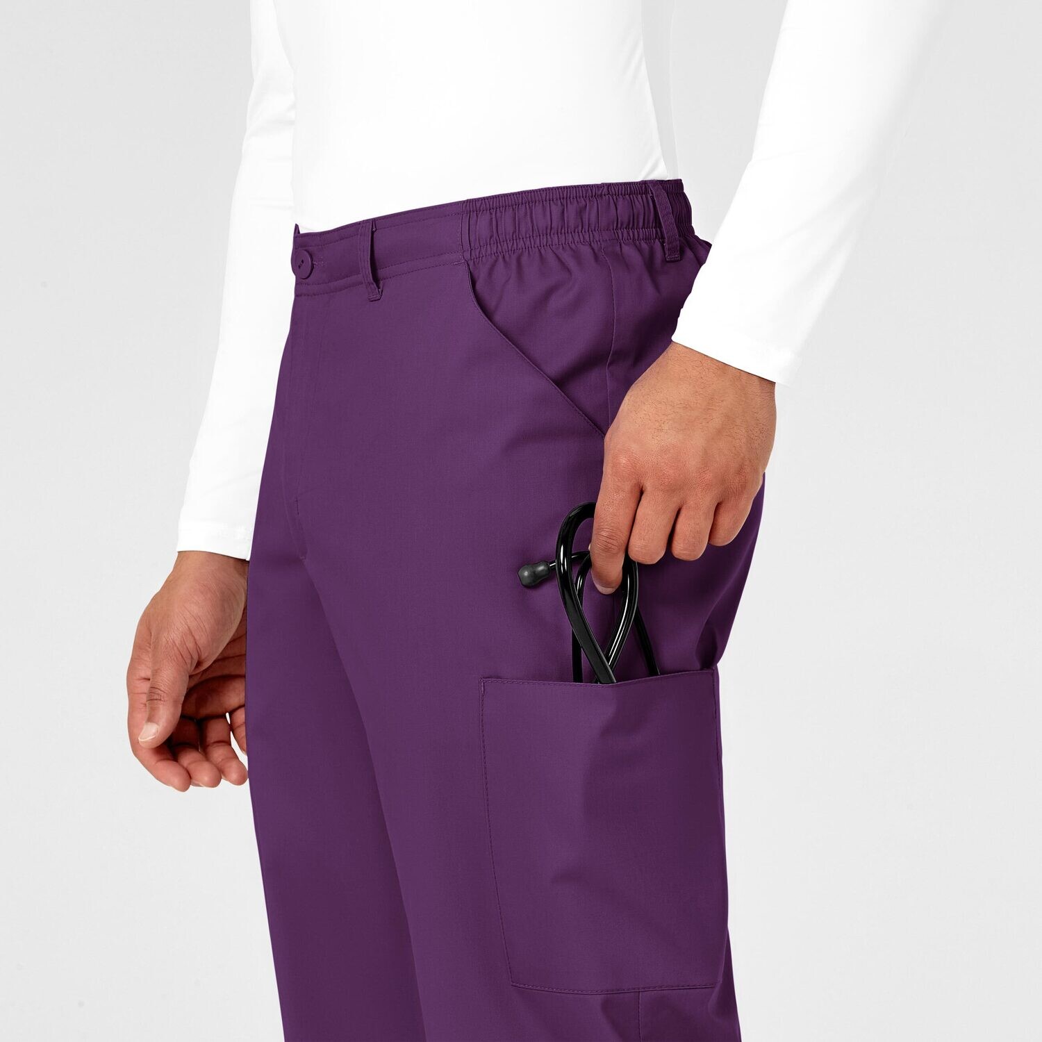 Pantalone uomo 503 cargo eggplant