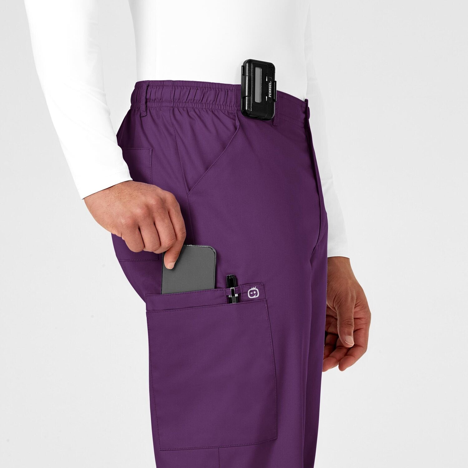Pantalone uomo 503 cargo eggplant