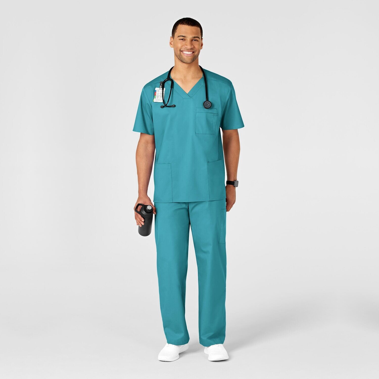 Pantalone uomo 503 cargo teal blue