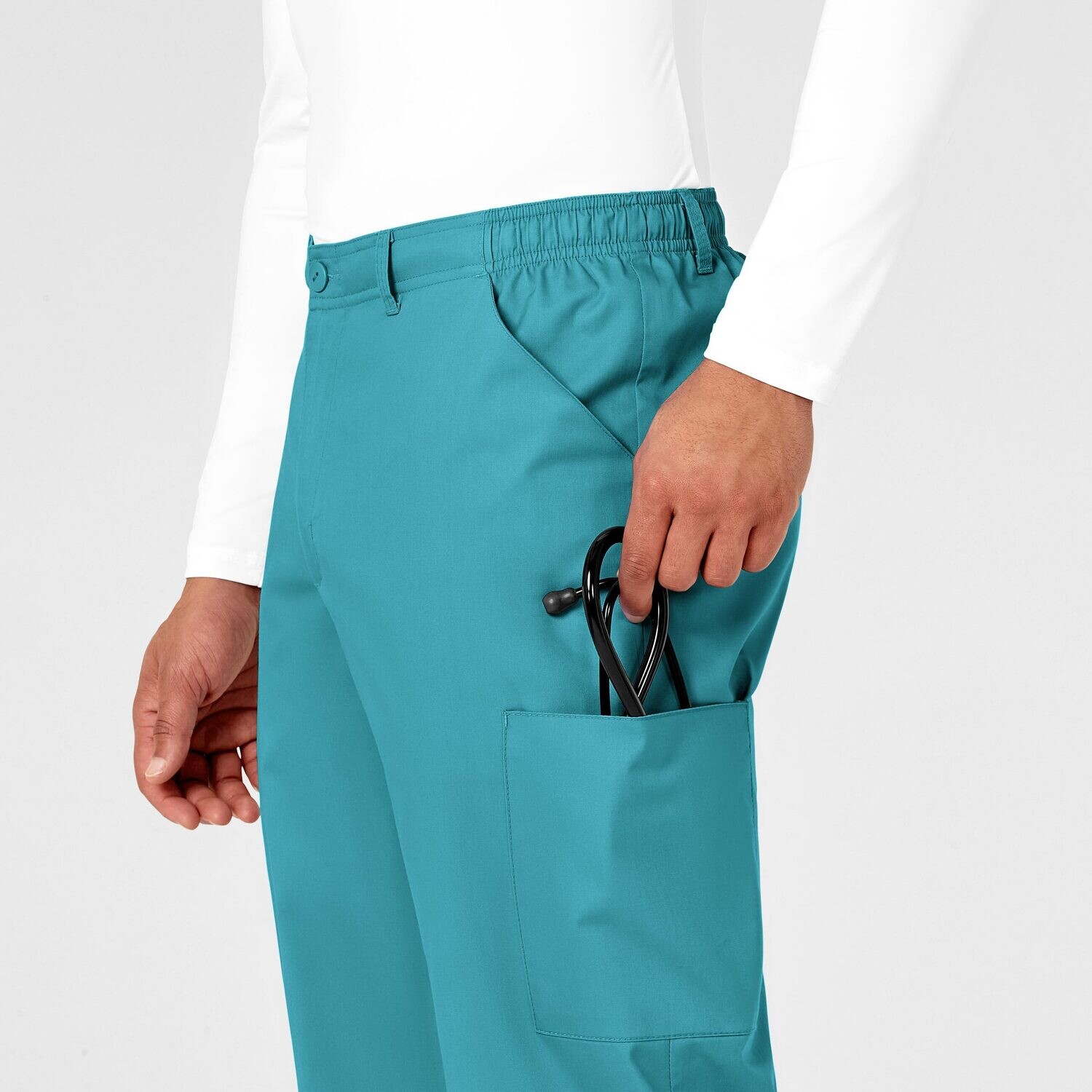 Pantalone uomo 503 cargo teal blue