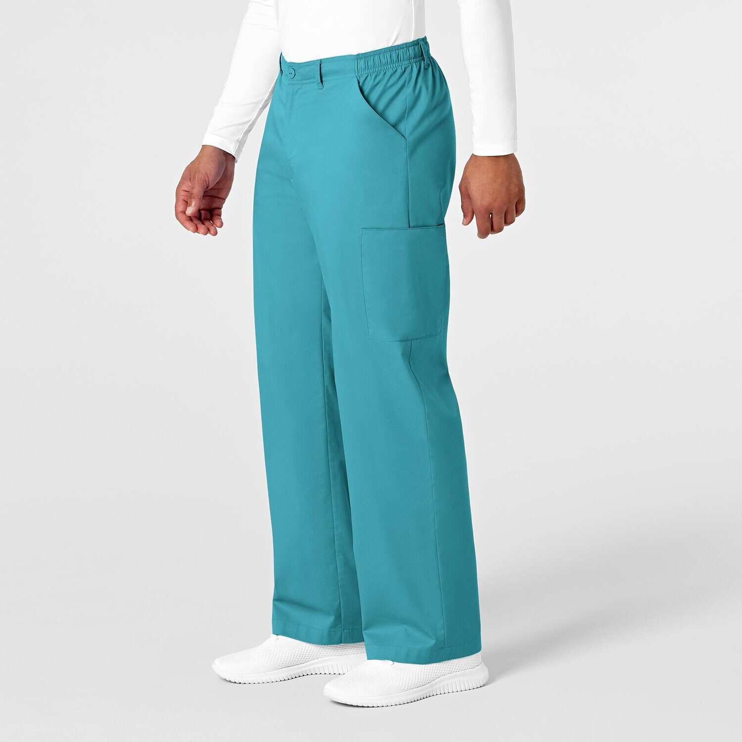 Pantalone uomo 503 cargo teal blue