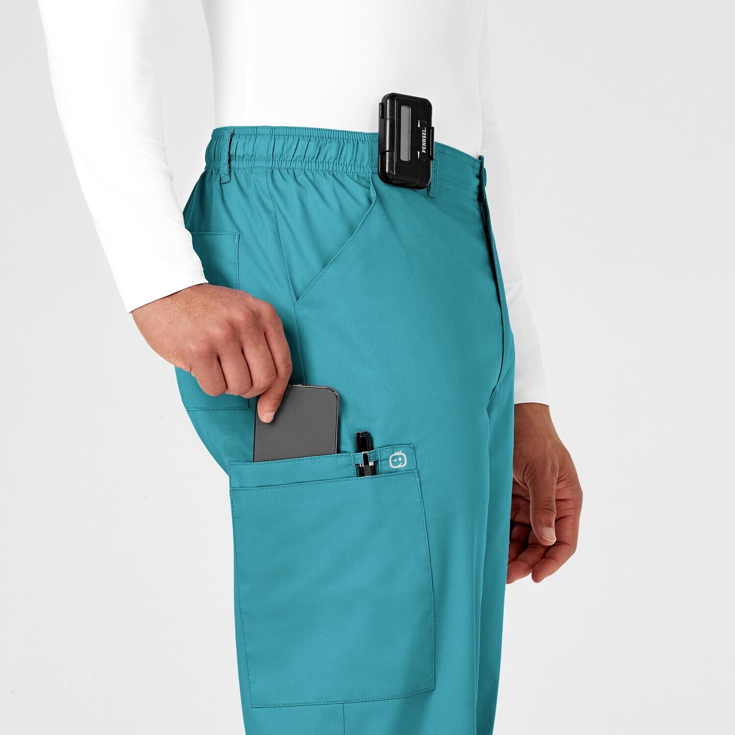Pantalone uomo 503 cargo teal blue