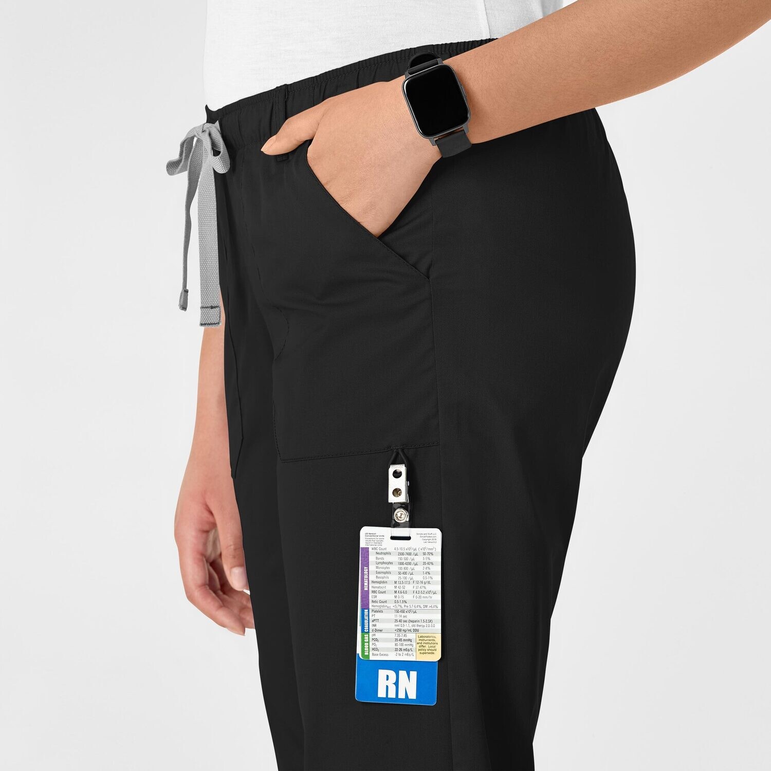 Pantalone donna 504 cargo black