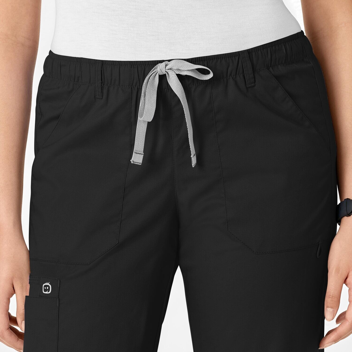 Pantalone donna 504 cargo black