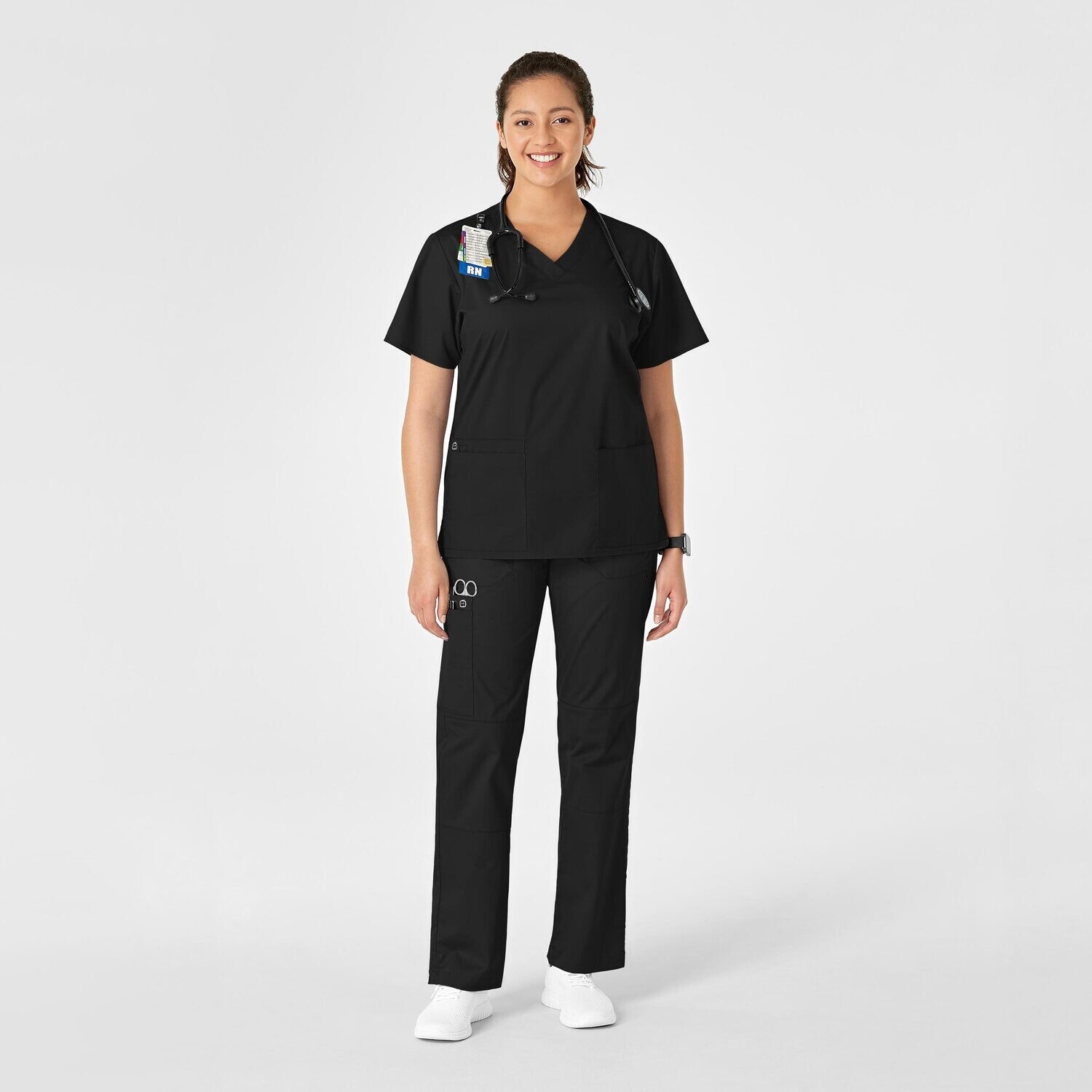 Pantalone donna 504 cargo black