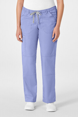 Pantalone donna 504 cargo ceil blue