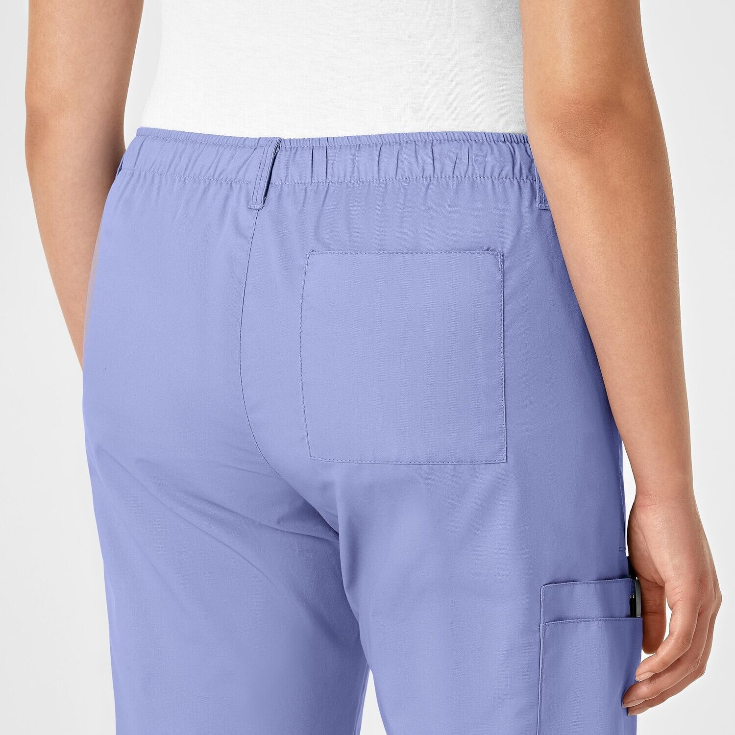 Pantalone donna 504 cargo ceil blue