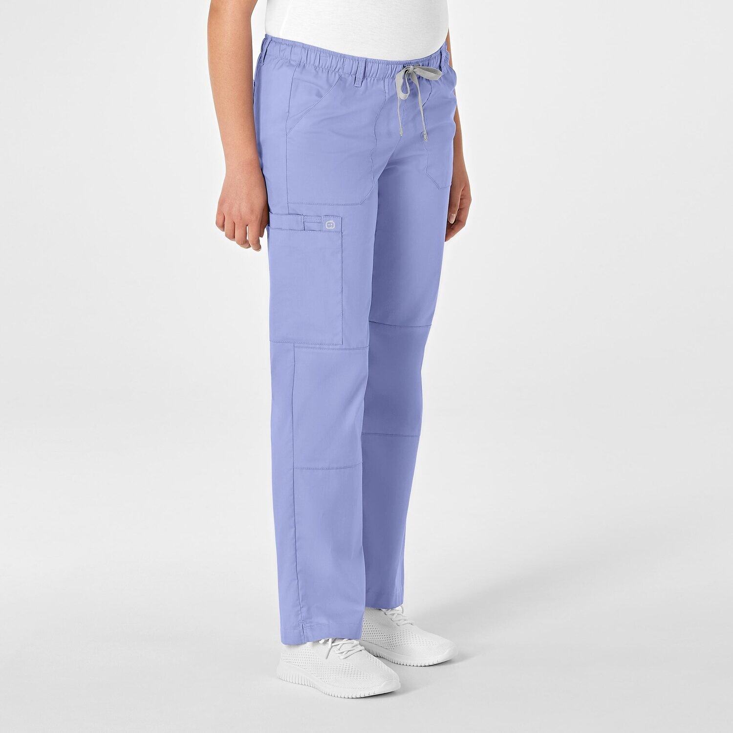 Pantalone donna 504 cargo ceil blue