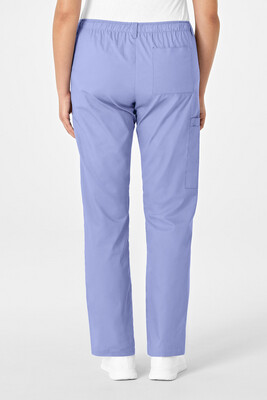 Pantalone donna 504 cargo ceil blue