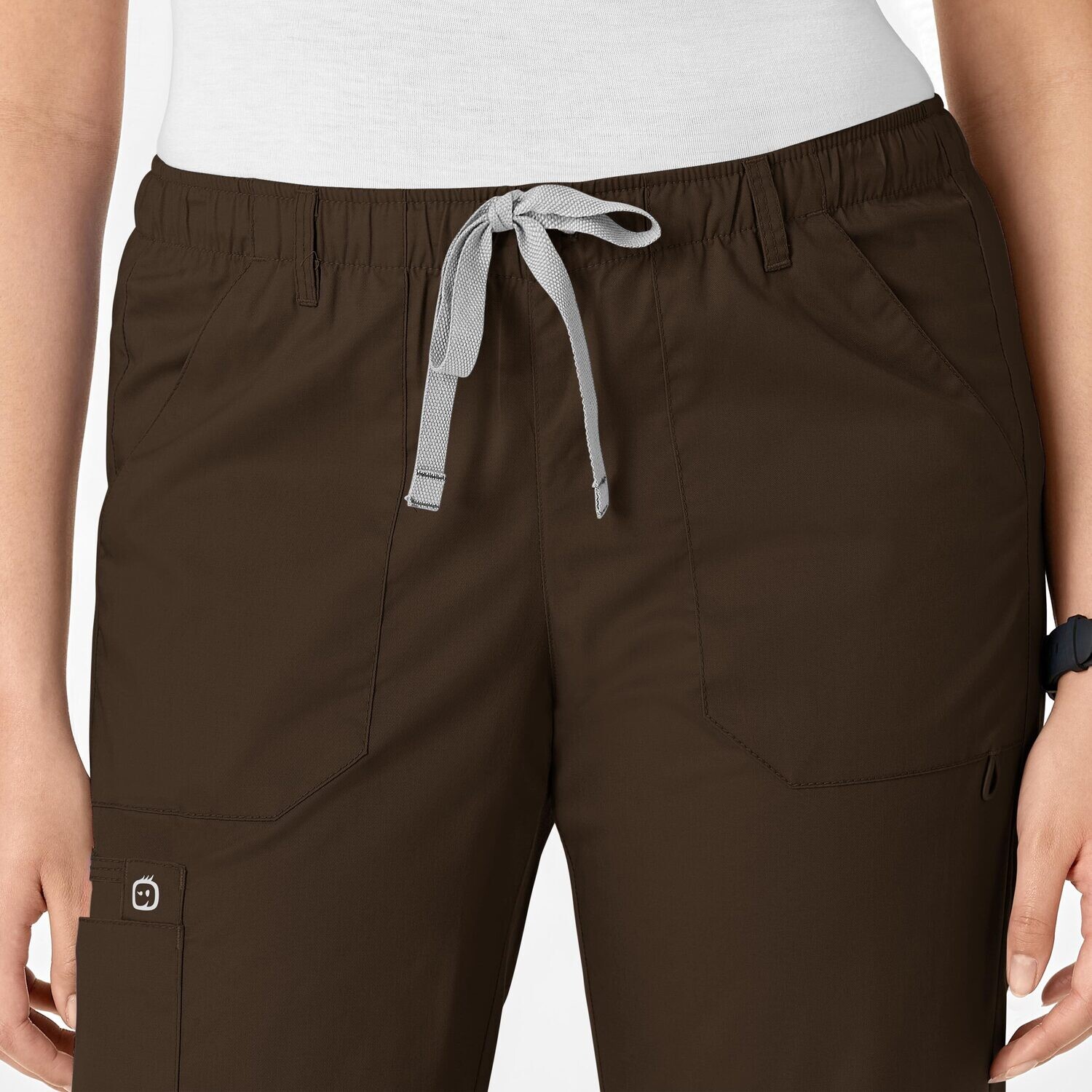 Pantalone donna 504 cargo chocolate