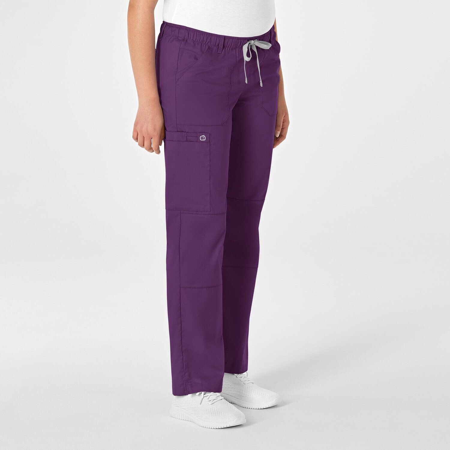 Pantalone donna 504 cargo eggplant
