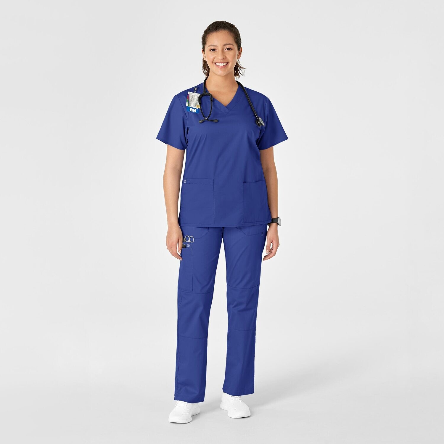 Pantalone donna 504 cargo galaxy blue