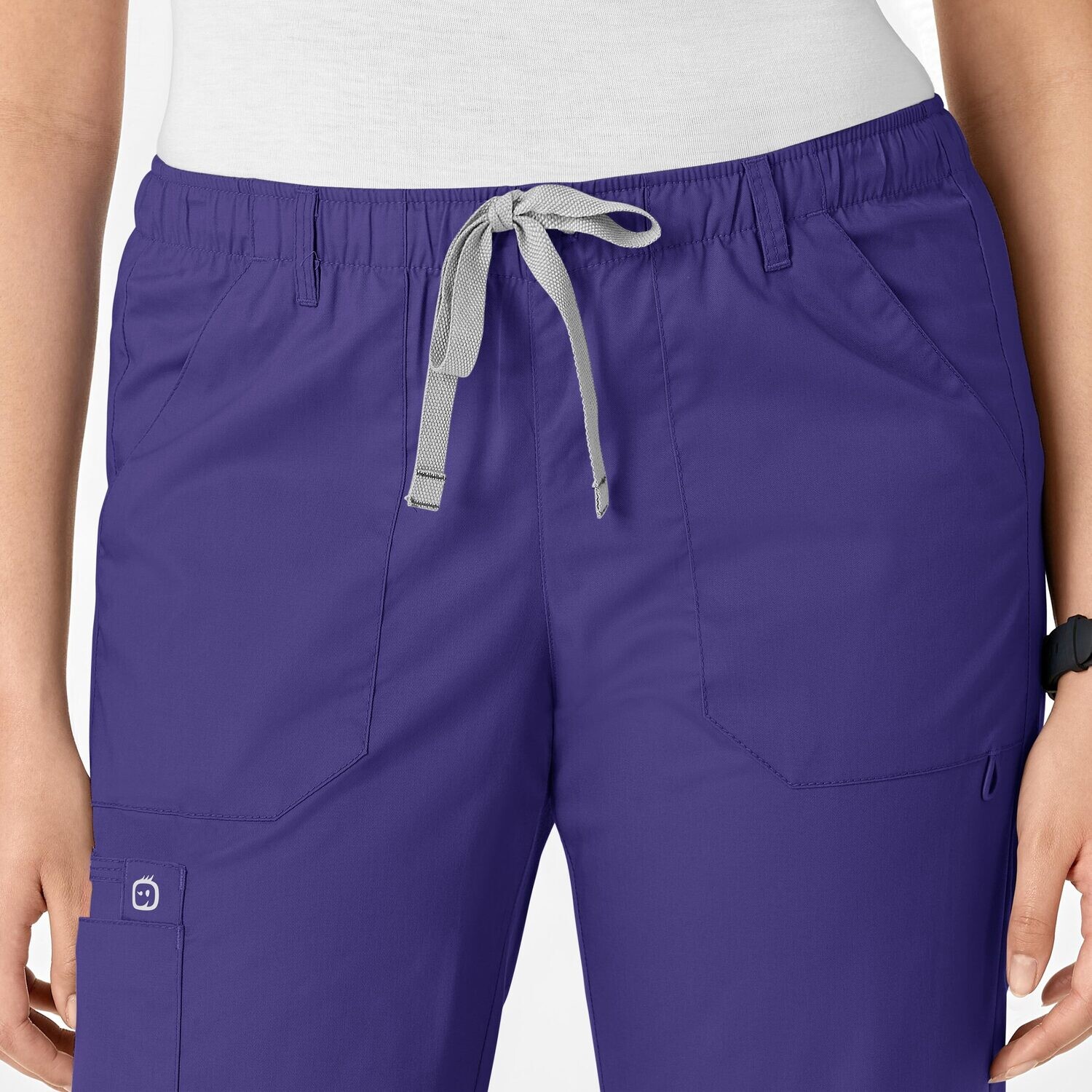 Pantalone donna 504 cargo grape