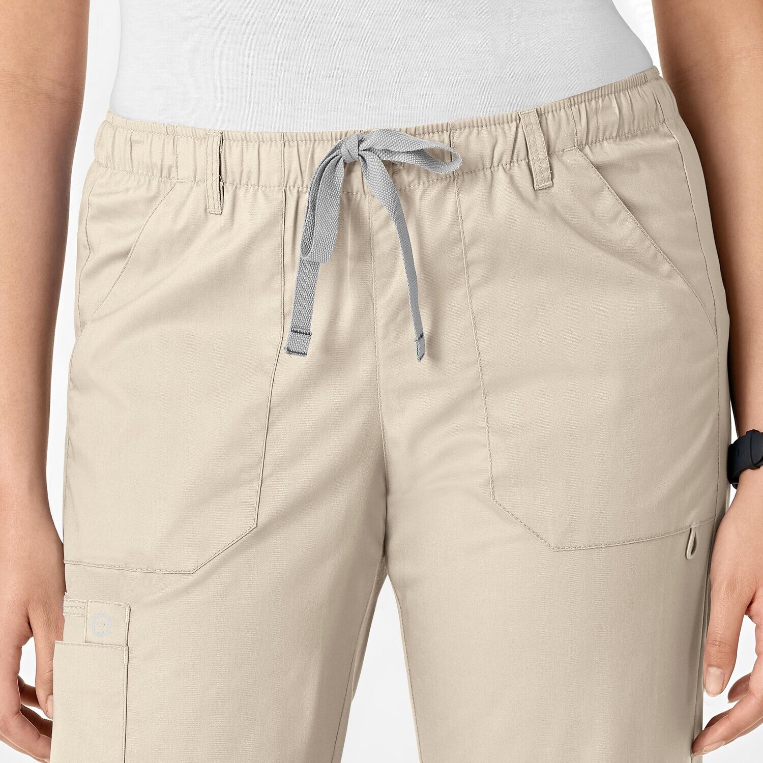 Pantalone donna 504 cargo khaki
