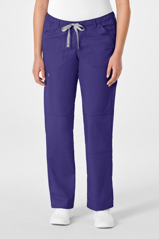 Pantalone donna 504 cargo grape