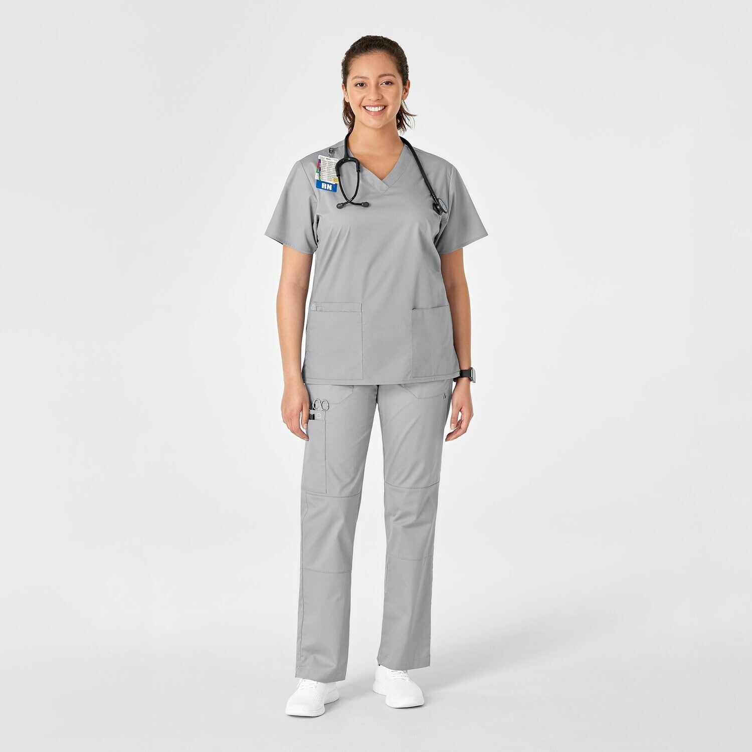 Pantalone donna 504 cargo grey
