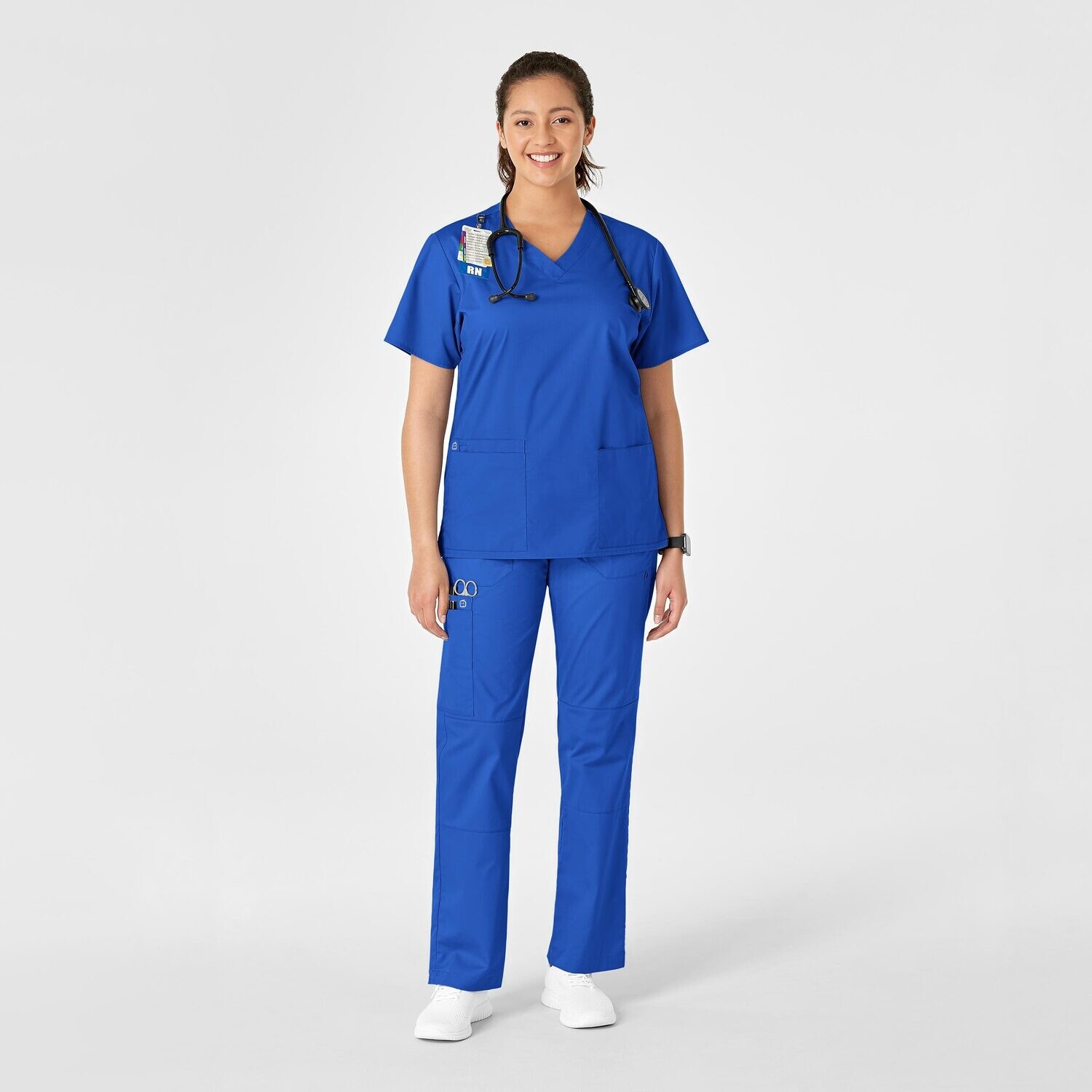 Pantalone donna 504 cargo royal blue