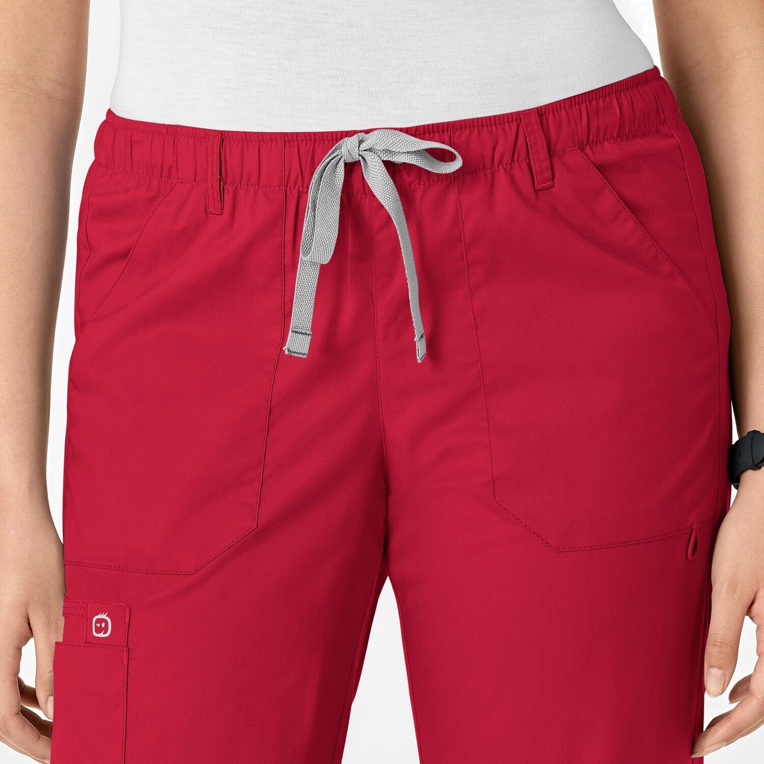 Pantalone donna 504 cargo red