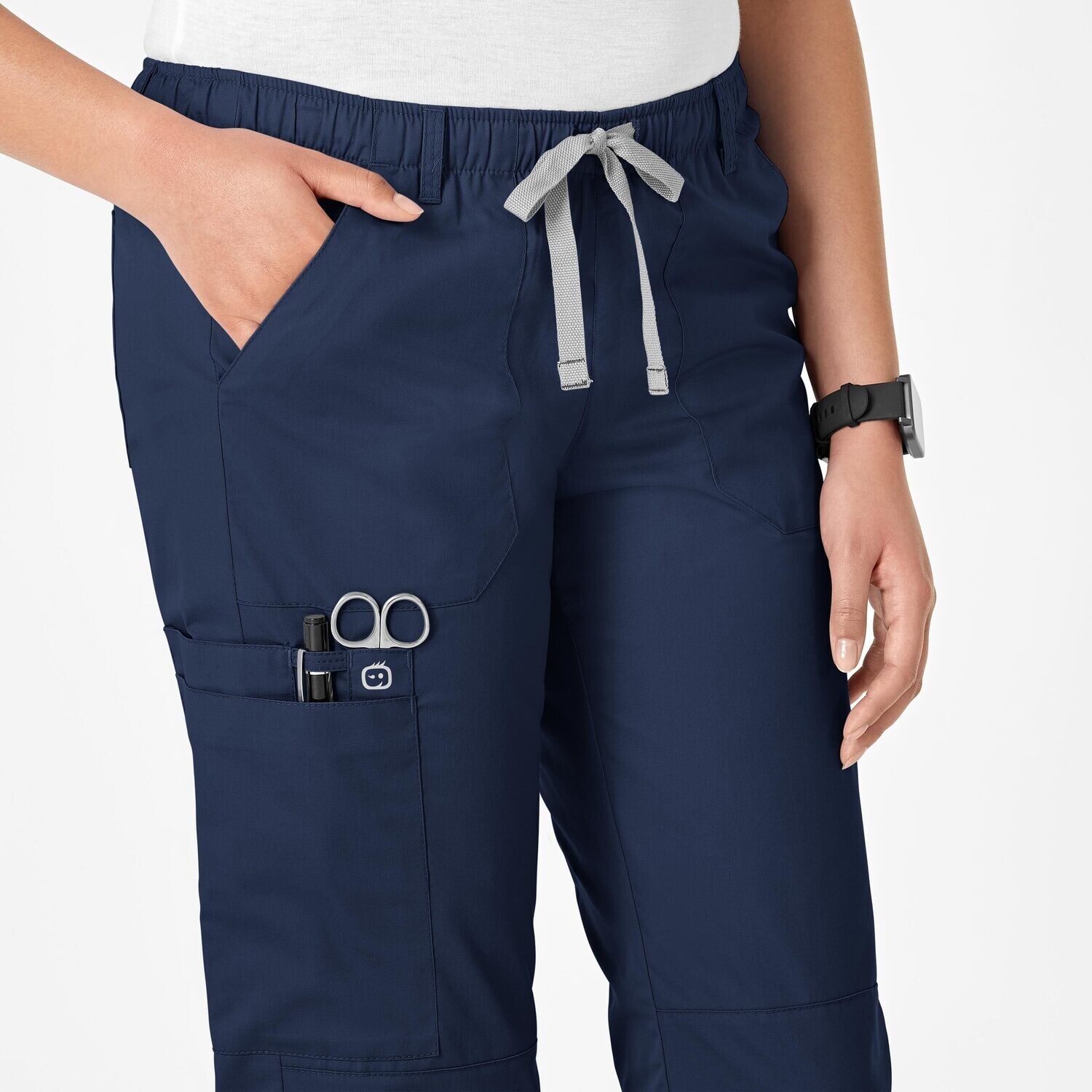 Pantalone donna 504 cargo navy blue