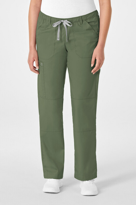 Pantalone donna 504 cargo olive
