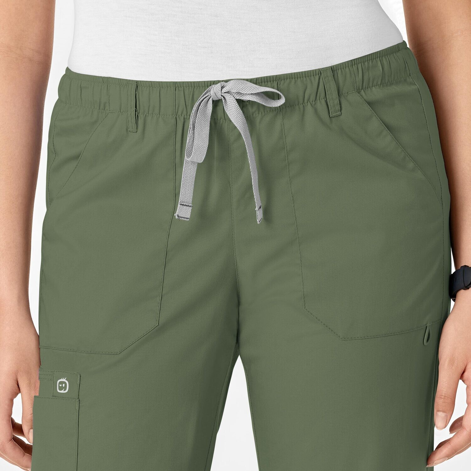 Pantalone donna 504 cargo olive