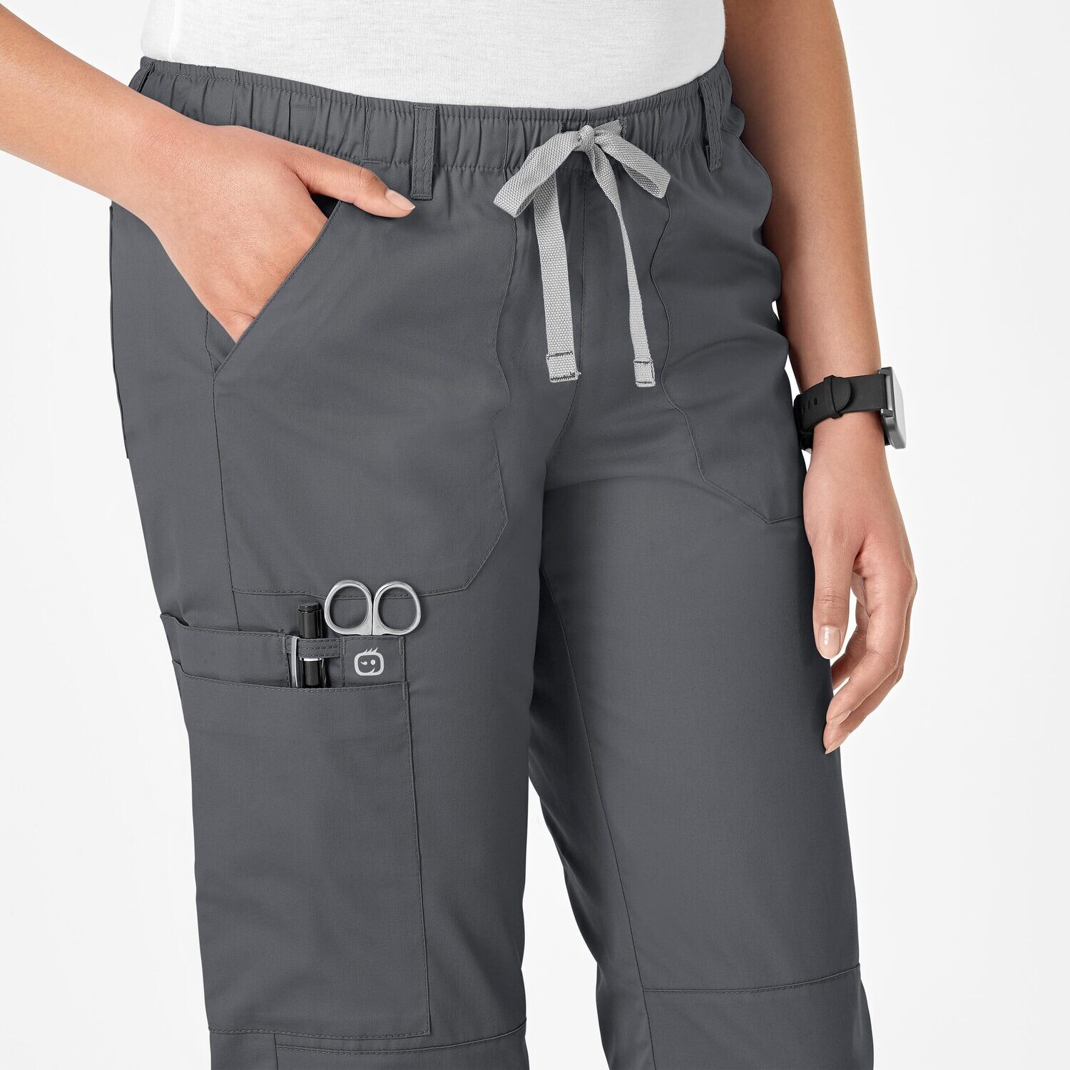 Pantalone donna 504 cargo pewter