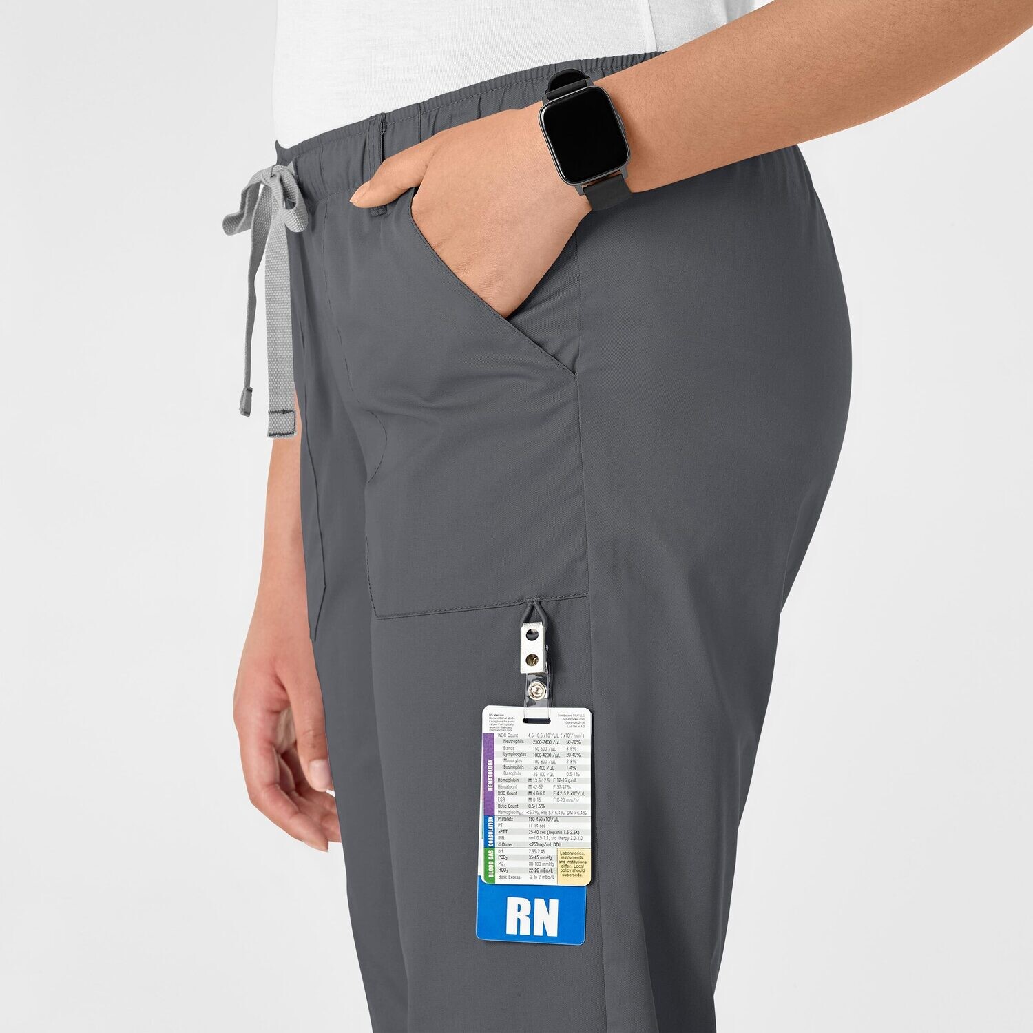 Pantalone donna 504 cargo pewter