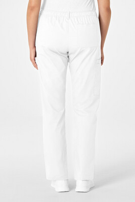 Pantalone donna 504 cargo white