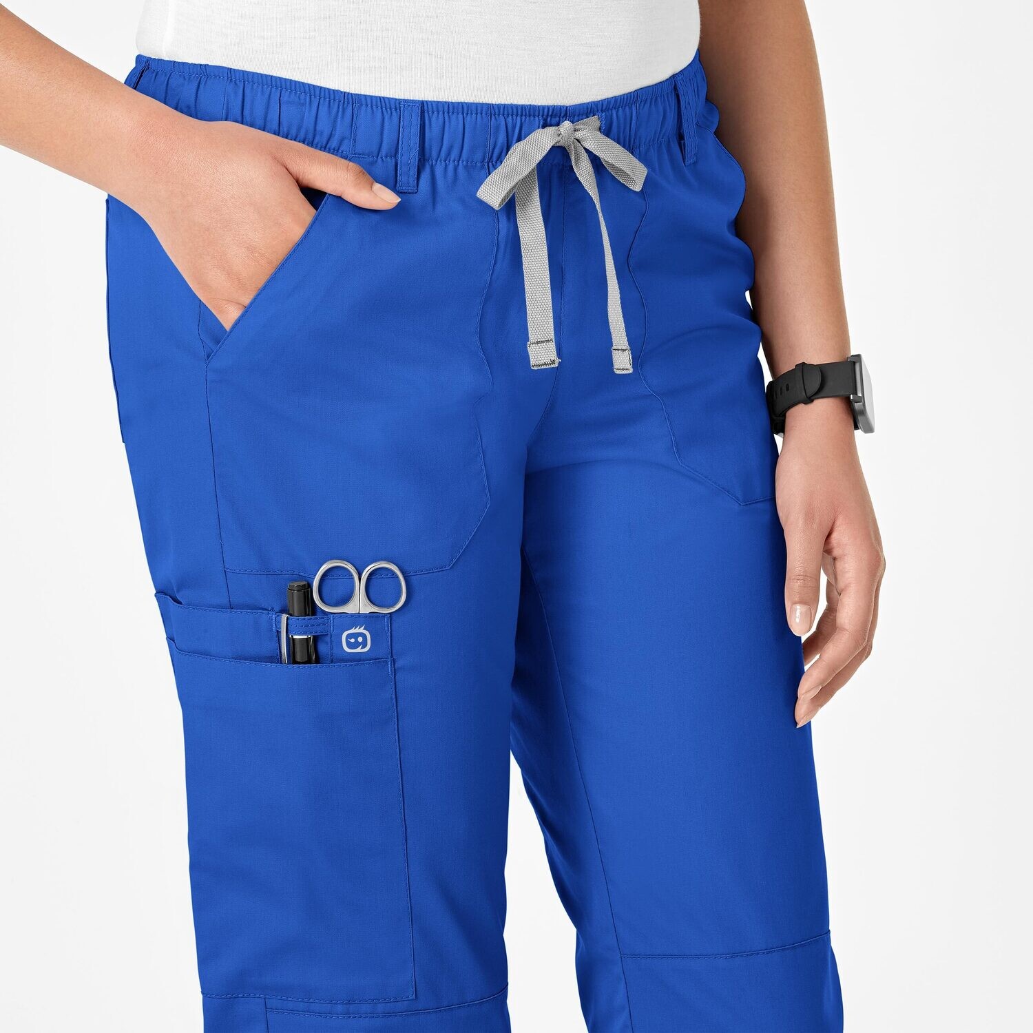 Pantalone donna 504 cargo royal blue