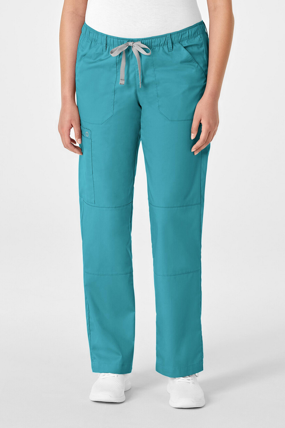Pantalone donna 504 cargo teal blue