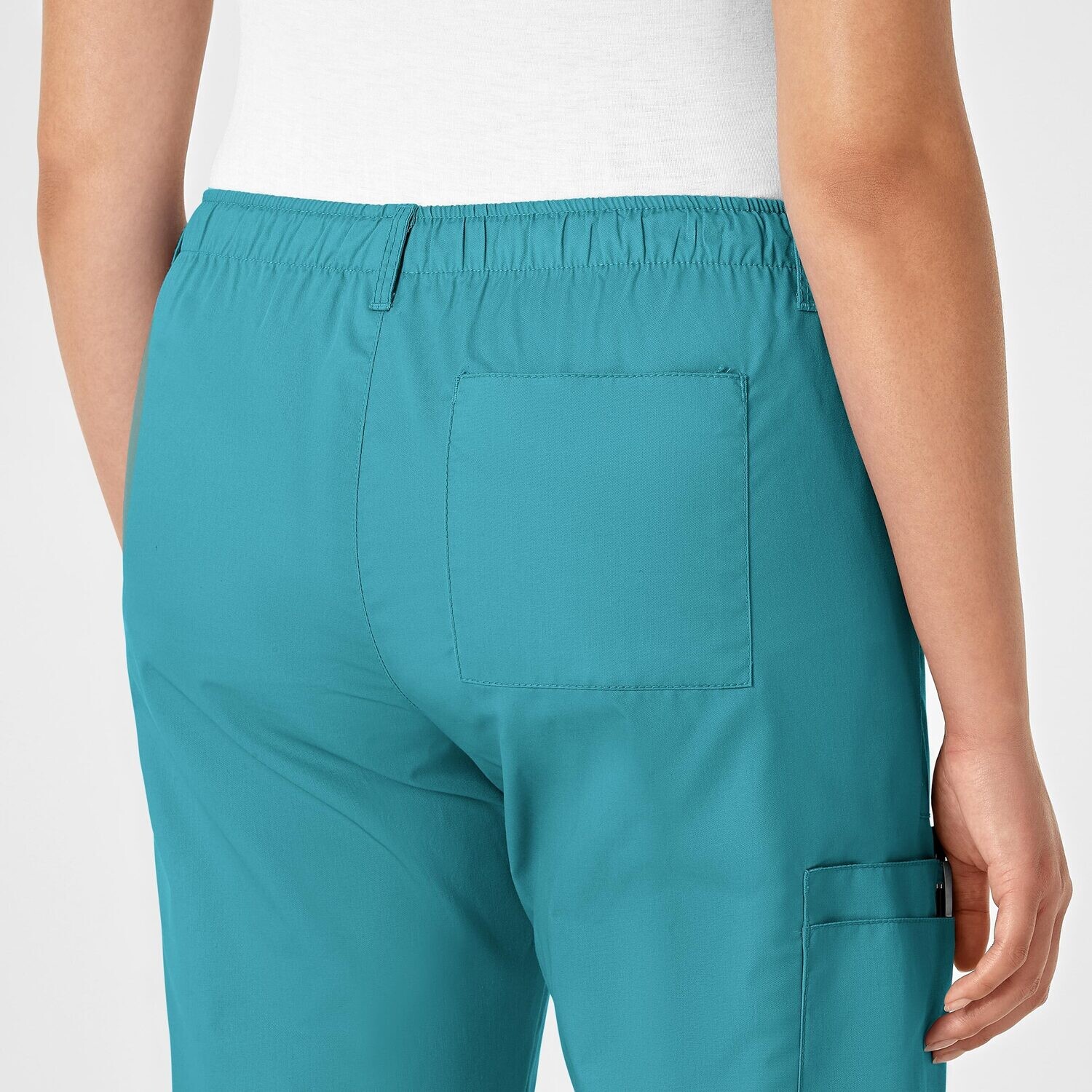 Pantalone donna 504 cargo teal blue