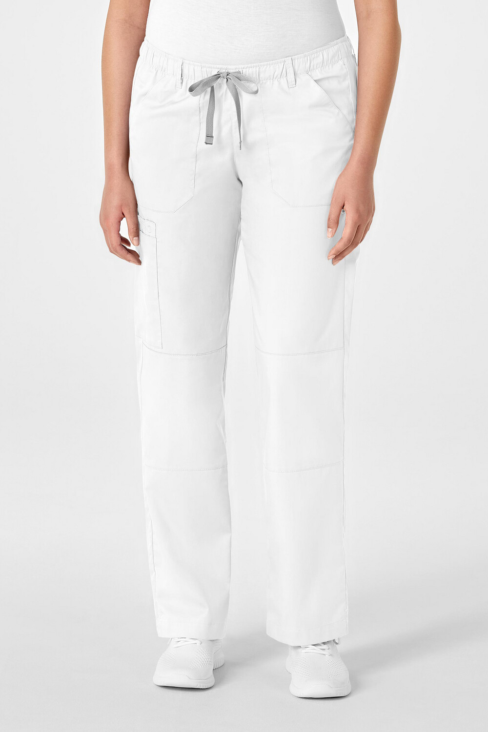 Pantalone donna 504 cargo white