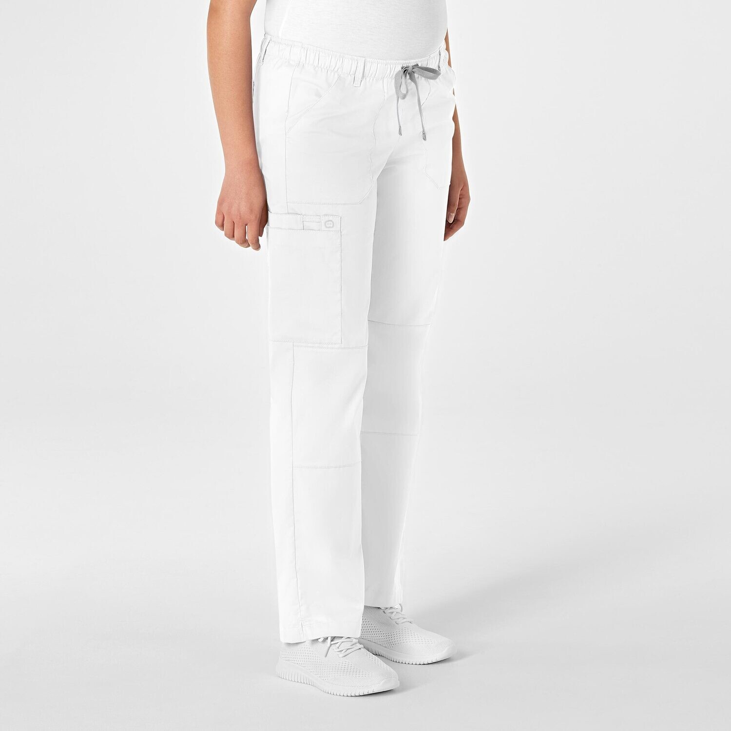 Pantalone donna 504 cargo white