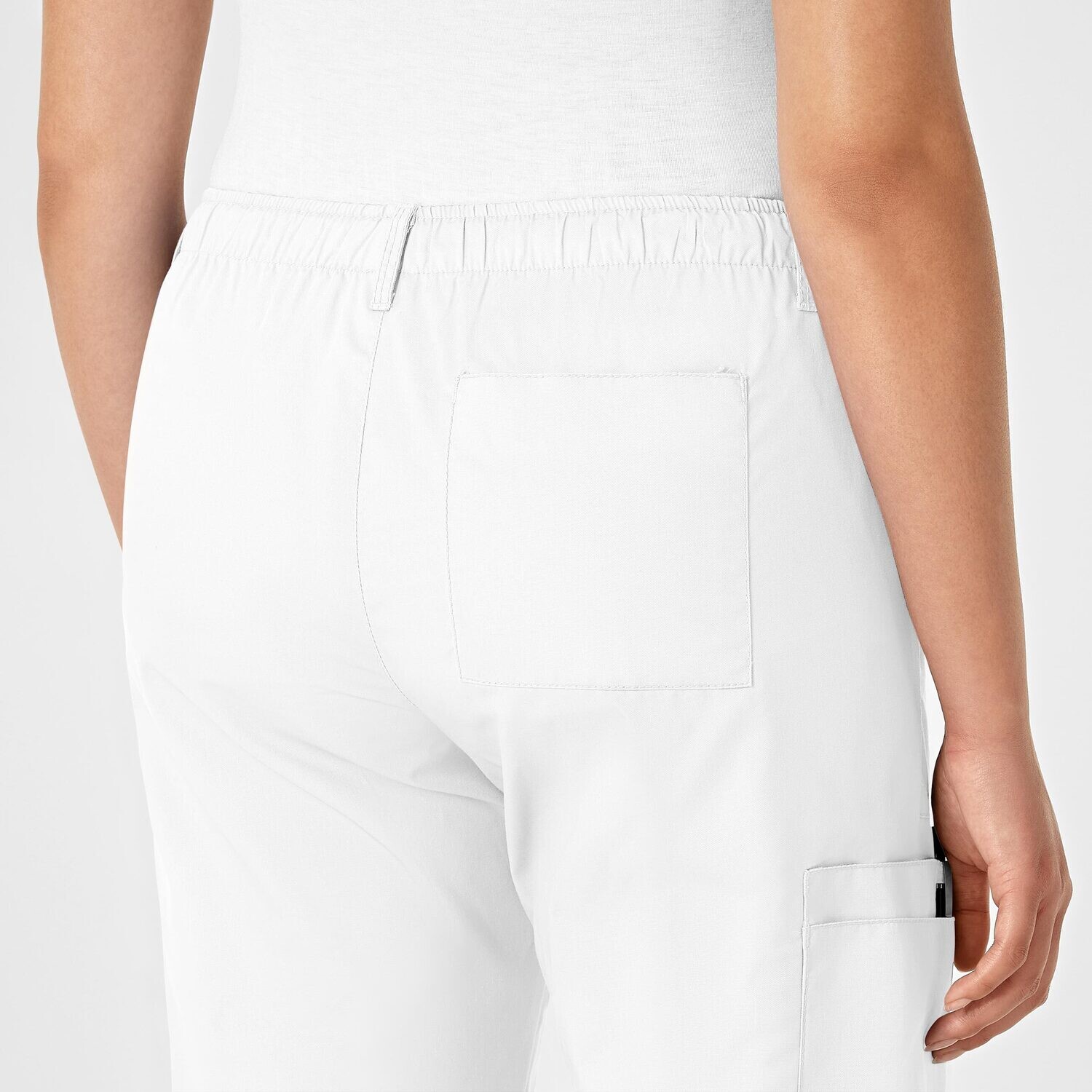 Pantalone donna 504 cargo white