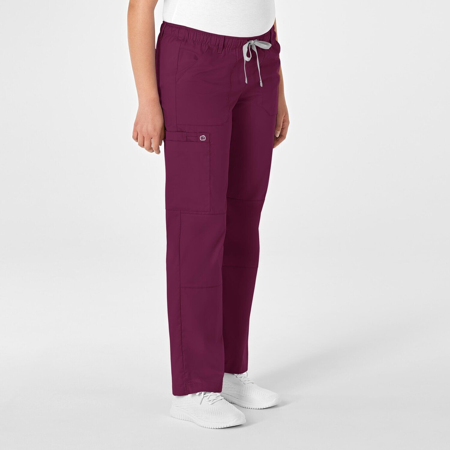 Pantalone donna 504 cargo wine