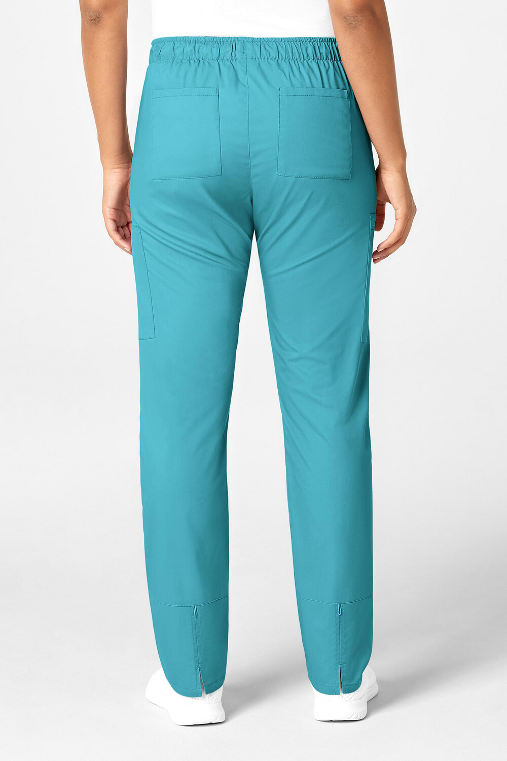 Pantalone donna 505 slim teal blue