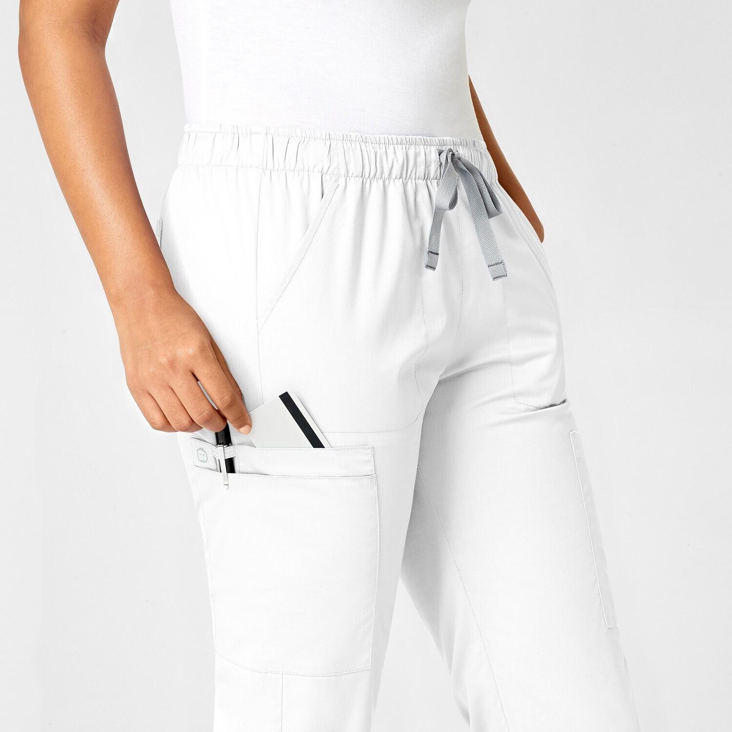 Pantalone donna 505 slim white