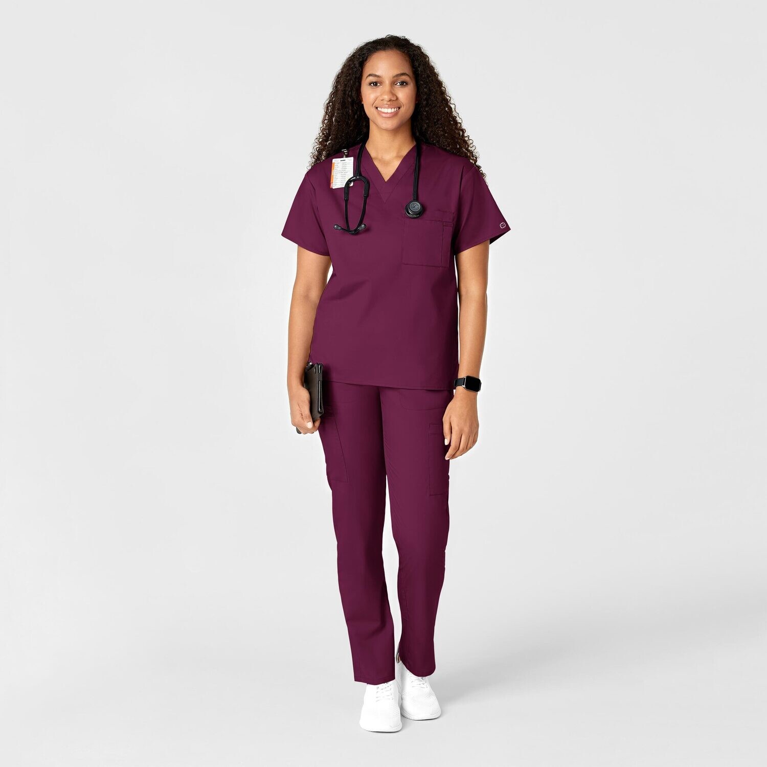 Pantalone donna 505 slim wine