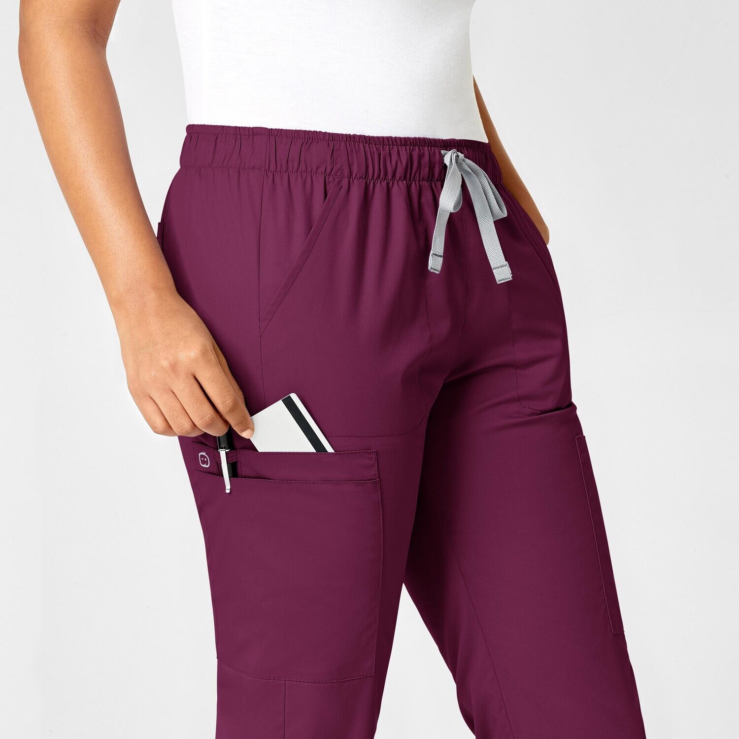 Pantalone donna 505 slim wine