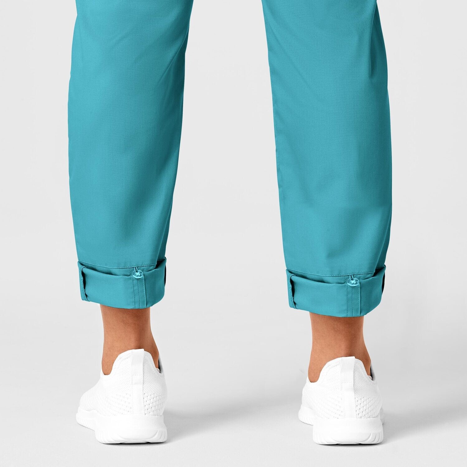Pantalone donna 505 slim teal blue