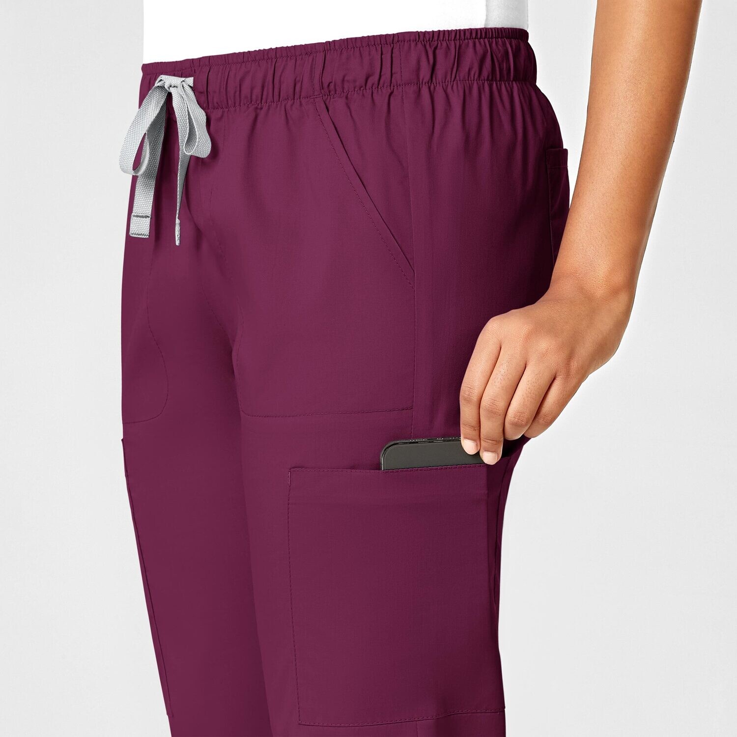 Pantalone donna 505 slim wine