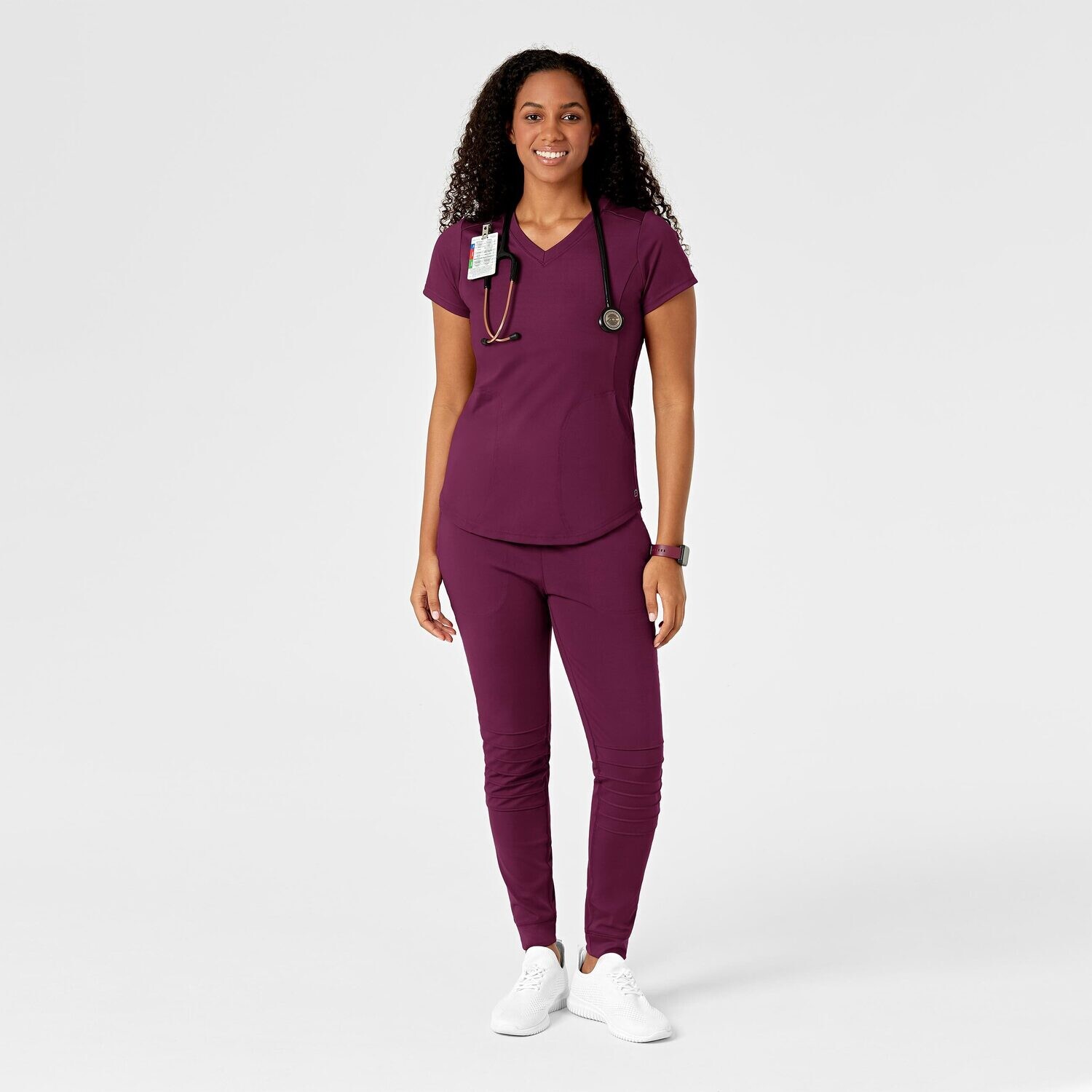 Pantalone donna 5199 jogger wine