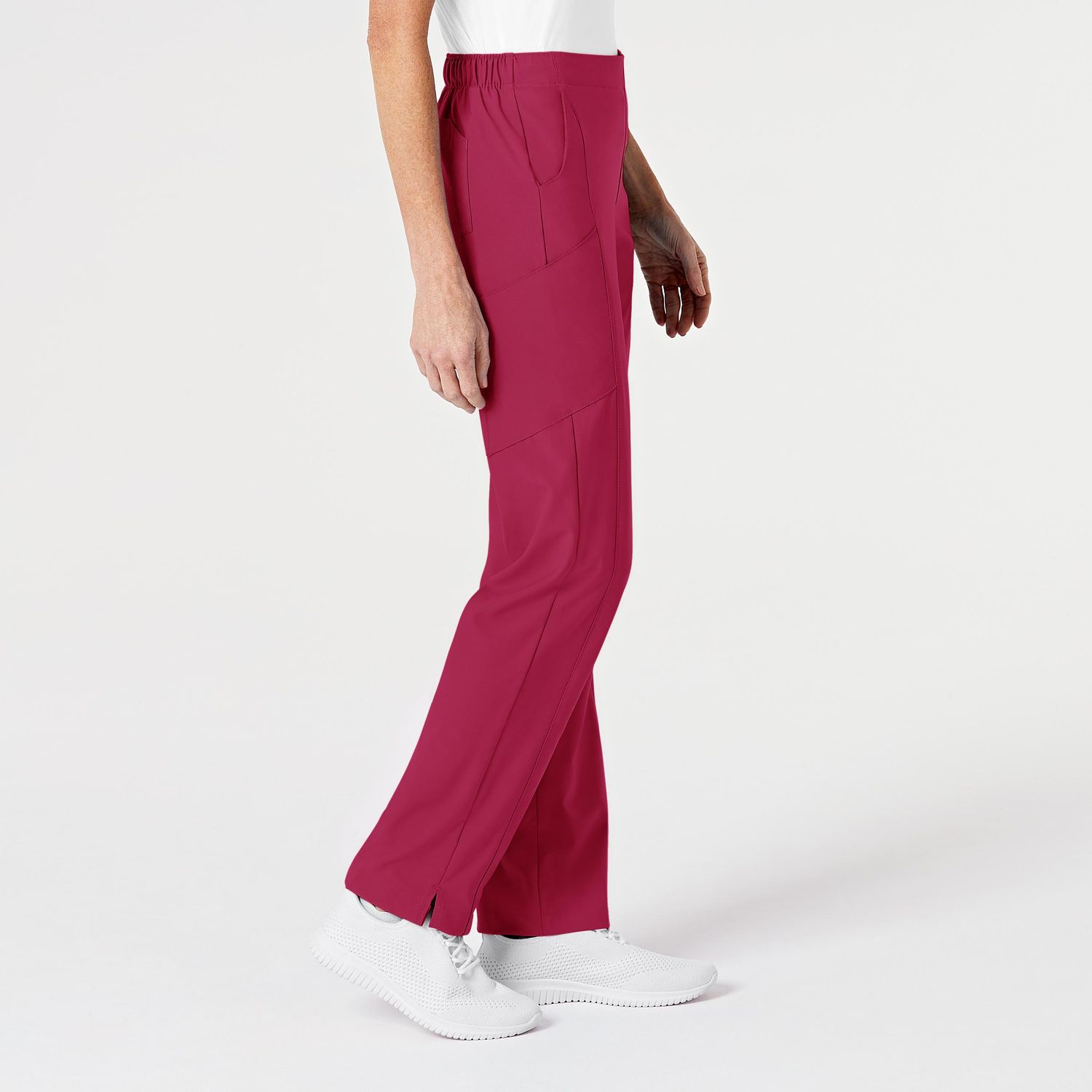Pantalone donna 5155 cargo 7 tasche magenta