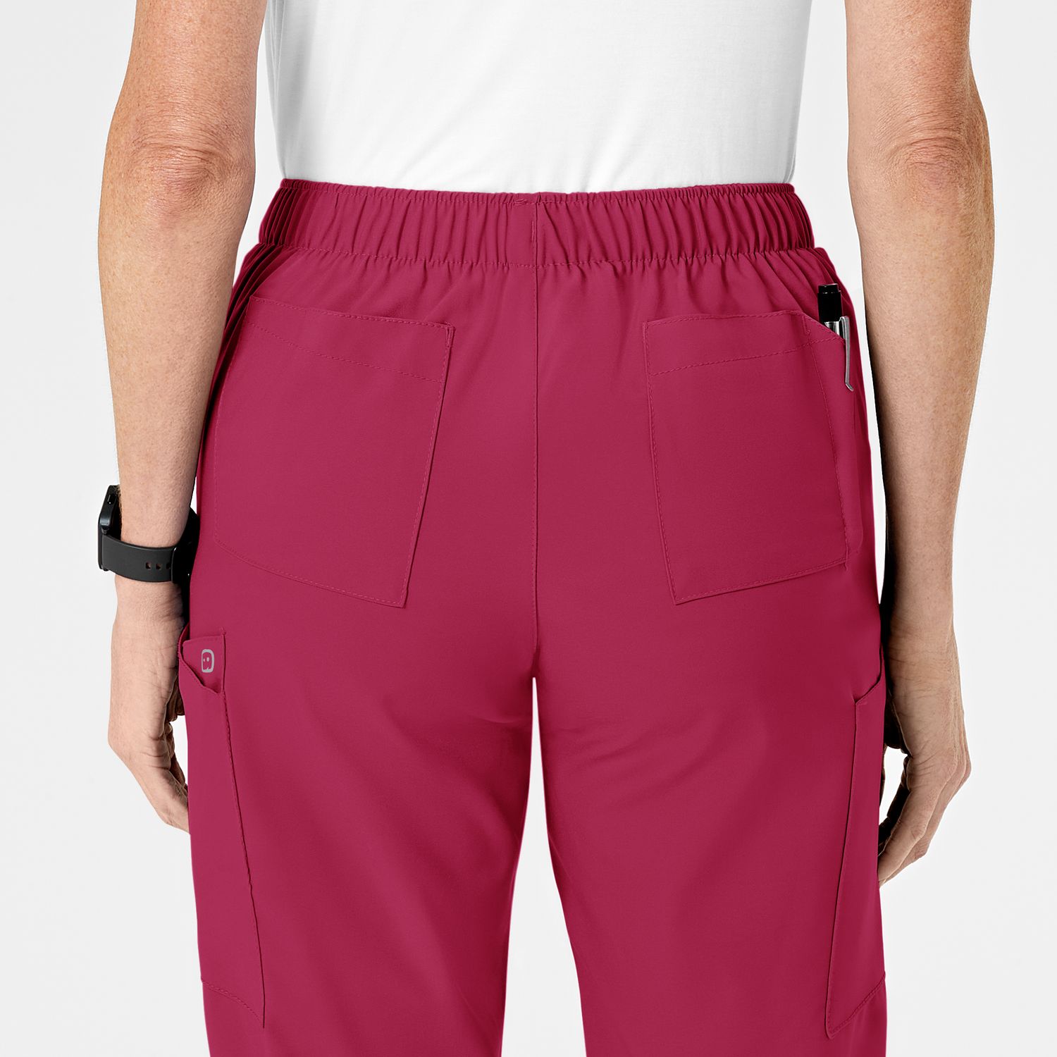 Pantalone donna 5155 cargo 7 tasche magenta