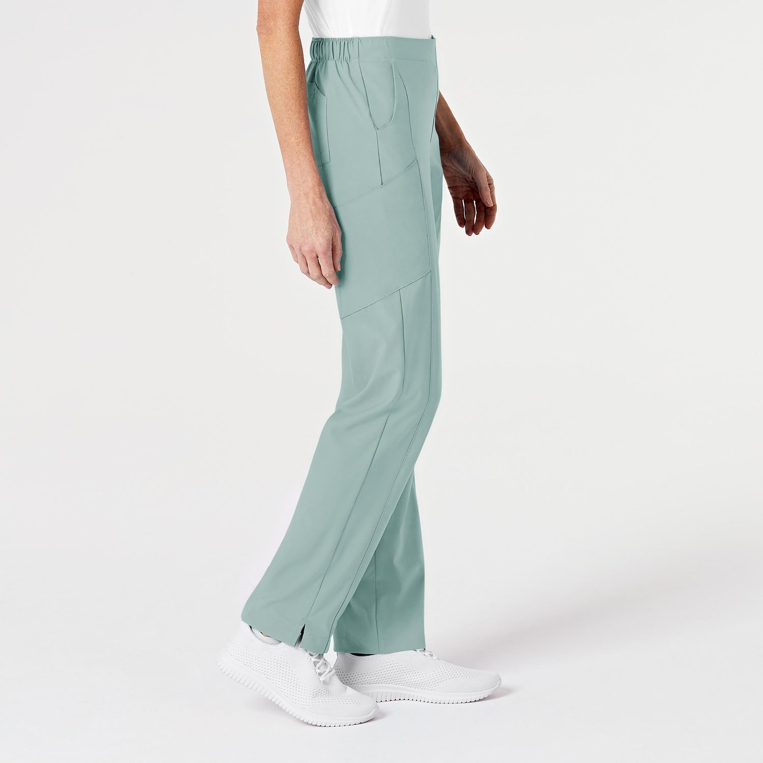 Pantalone donna 5155 cargo 7 tasche sky blue