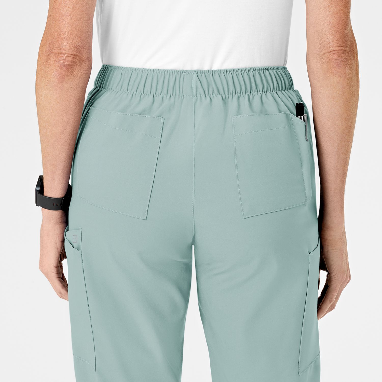 Pantalone donna 5155 cargo 7 tasche sky blue