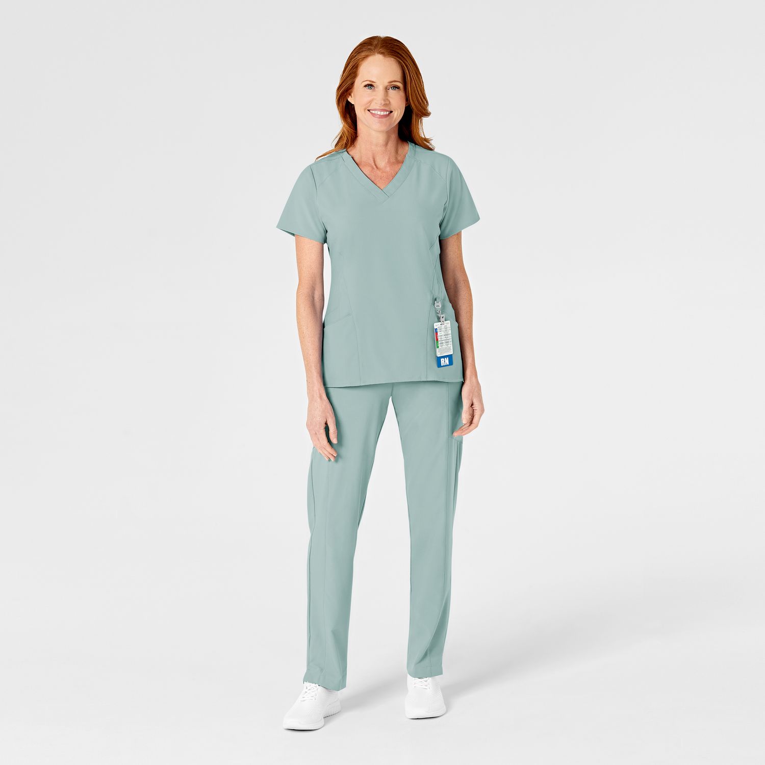 Pantalone donna 5155 cargo 7 tasche sky blue